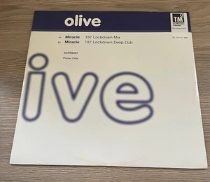 Olive Miracle 12" Promo Vinyl Single 187 Lockdown Mix & Deep Dub Rare - Picture 1 of 4