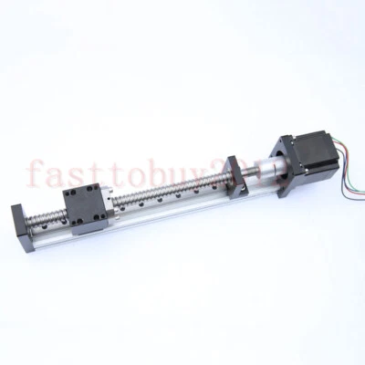 Linear Slide Stage Actuator Stroke 200mm SFU1605 CNC Ball Screw NEMA23 Motor  - Image 1 of 4
