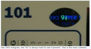 1991 Upper Deck Football - 1991 (91) Hologram Variations - "Common" (251-500)