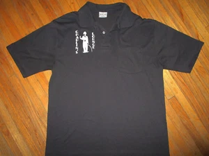 CAMISA POLO CHAPLINS LOUNGE De Colección Desaparecida Ohio Bar Vagabundo Charlie Cóctel GRANDE - Imagen 1 de 2