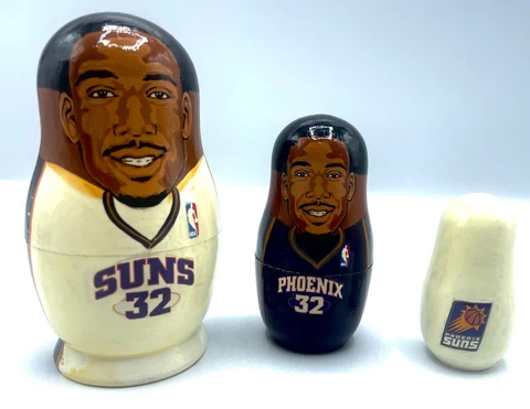 NBA PHOENIX SUNS Basketball NESTING DOLL COLLECTIBLE SET AMAR'E STOUDEMIRE Cover