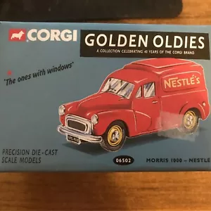 Corgi - Golden Oldies- Morris 1000 Delivery Van - Nestle'- 1.43 Scale- Mint Box - Picture 1 of 12