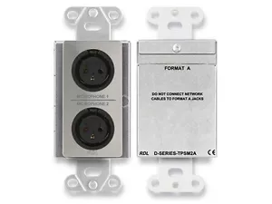 RDL DS-TPSM2A Active 2-Pair Extender (Tx) Dual Mic Preamplifier/Format-A/SS - Picture 1 of 1