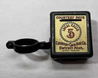 Courtesy Coin Box Key  Payphones  Candlestick phones Antique telephones - Image 1 of 3