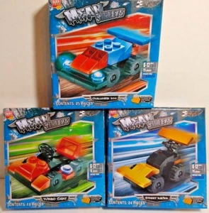 Cars Mean Streets Block Tech 3 Building blocks mini Sets Ages 6-12 - Picture 1 of 9