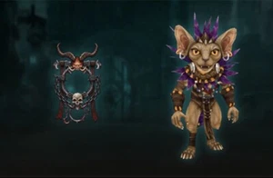 DIABLO 3 XBOX ONE/SERIES X/S - LACUNI CUB PET AND CHOPPING BLOCK PORTRAIT FRAME - Picture 1 of 5