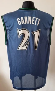 NBA Minnesota Timberwolves Reebok vintage Authentic jersey #21 GARNETT size XL - Picture 1 of 8