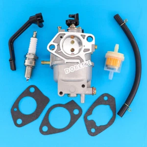 Carburetor For Honda EG4000CL 270CC 3500 4000 Watt Gas Generator with Spark Plug - Picture 1 of 6