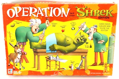 Operation Shrek Parts You Pick Game Replacement Parts 2004 - Image 1 of 4
