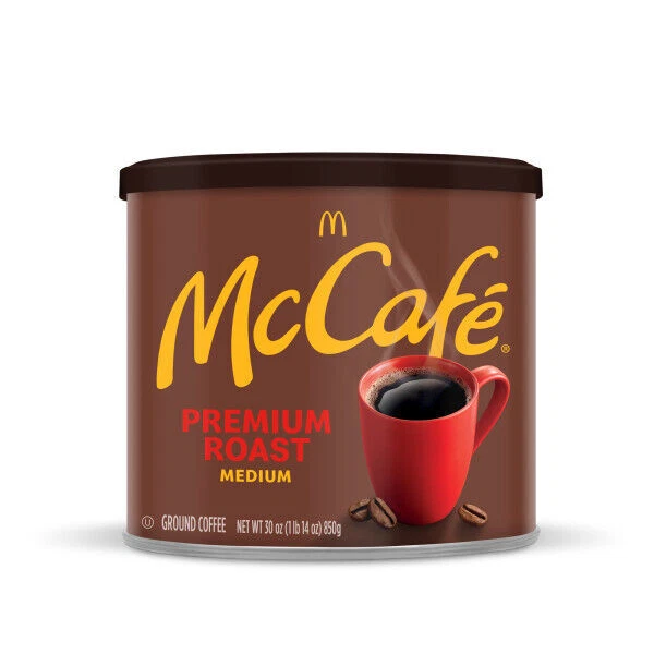 McCafé Premium Roast Ground Coffee Medium Roast 30oz. Canned