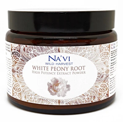 NA'VI ORGANICS Full Spectrum White Peony Root Extract Powder - Superior Quality