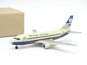Ertl Metall Flugzeug Airlines 1/400 - Boeing 737 Britisch Airways G-Bykl - Bild 1 von 2