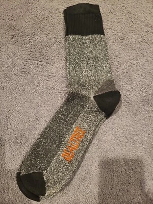 Realtree Mens Boys 80% Merino Wool Uplander Outdoor Boot Crew Socks 1 Pair NWOT - Image 1 of 3