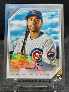 ALFONSO RIVAS 2022 TOPPS GALLERY AUTO ROOKIE CUBS - Picture 1 of 1