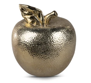 formano Deko-Apfel antik-gold 25cm aus Keramik mit Relief 7 40 49 6 - Bild 1 von 1