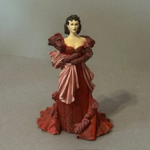 Vintage Gone With The Wind Figurine Franklin Mint Turner Scarlett O'Hara Passion - Picture 1 of 4
