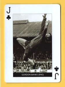 Gordon Banks England Jack of Clubs Playing Card World Cup - Picture 1 of 2