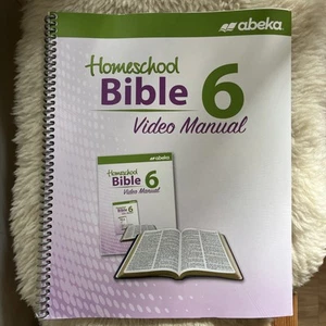 Homeschool Bible 6 Video Manual Abeka Curriculum - Picture 1 of 2