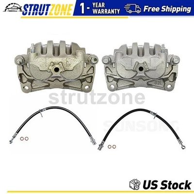 Pinzas de freno delanteras línea de mangueras de freno para Subaru Impreza 2,0 L Foto 1 de 4