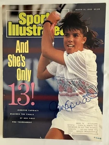 JENNIFER CAPRIATI 13 signed autographed 1990 Sports Illustrated SI Tennis - Picture 1 of 6