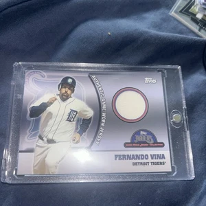 2005 Topps Opening Day #46 Fernando Vina MLB Game-Worn Jersey Collection - Picture 1 of 2