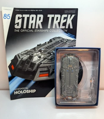 Eaglemoss Star Trek - Federation Holoship #85 con cargador Foto 1 de 4