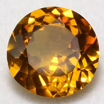 Zafiro champán Ceilán natural certificado 4,95 quilates 10x10 mm piedra preciosa corte redondo Foto 1 de 4