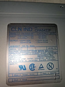 PA-4022-6F AT Power Supply - Picture 1 of 1