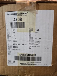 Marathon Motor 4708 / 5kh39qn9401t - Picture 1 of 1