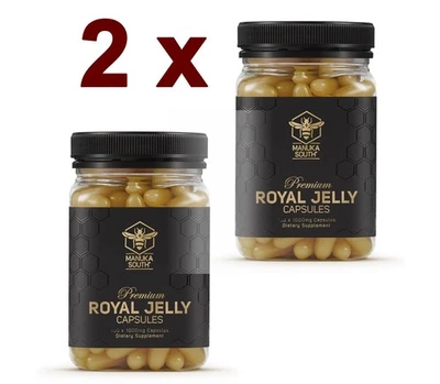 2 x Manuka South NEW ZEALAND PREMIUM Royal Jelly 1000mg - 160 Caps - Image 1 of 3