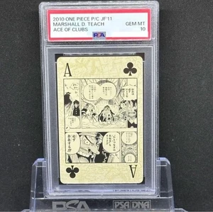 PSA 10 Ensky One Piece Playing Card Jump Festa 2011 Marshall D. Teach Ace Clubs - Picture 1 of 2
