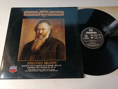 Brahms Quintette Clarinette Schmidl historia Musica Classique - LP 12 " vinile - Photo 1/4
