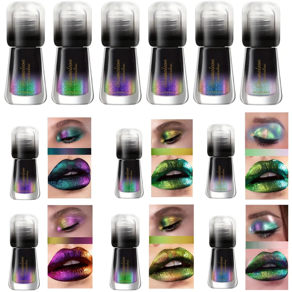 1Pc Chameleon Festival Party Liquid Eyeshadow Glitter Liquid Lipstick Fashion - Image 1 of 4