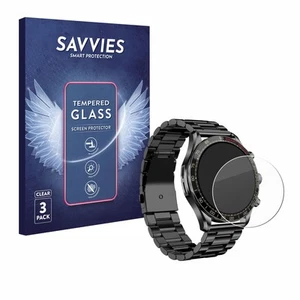 3x Savvies Schutzglas für Maoo Titan Smartwatch 1.43" Echt Glas Panzer Display - Zdjęcie 1 z 7