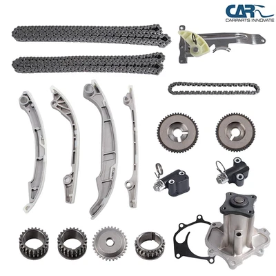 Timing Chain Kit with Water Pump for 10-20 Nissan Infiniti QX56 QX80 5.6L V8DOHC Foto 1 de 4