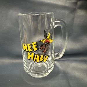 Taza de vidrio vintage - Hee Haw - serie de programas de televisión música country y comedia - Imagen 1 de 7