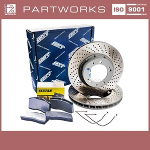 Bremsscheiben + Bremsbeläge +WK für PORSCHE 993 turbo VORNE - Picture 1 of 10