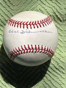 Hal Schumacher autografato singolo firmato SS bellissimo W. bianco JSA COA - Foto 1 di 2