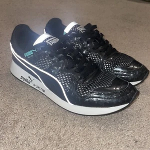 PUMA RS-100 Opulence Lux Nero Verde Elettrico Sneakers Uomo Taglia 9,5 - Foto 1 di 9