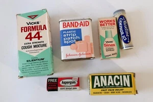 Colección de latas/cajas de medicina vintage - Imagen 1 de 15