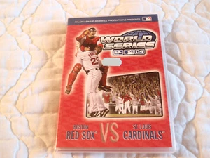 2004 WORLD SERIES DVD BOSTON RED SOX VS ST. LOUIS CARDINALS MLB BASEBALL CLASSIC - Imagen 1 de 5