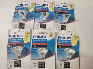 6-Philips Landscape and Indoor Flood Light Bulb, MR11, 10W, GU4 Base - Picture 1 of 2