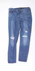 Gap Womens Blue Cotton Skinny Jeans Size 27 in L26 in Regular Zip