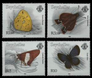 Seychellen 1994 - Mi-Nr. 790-793 ** - MNH - Schmetterlinge / Butterflies - Picture 1 of 1