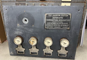 C1915 Control Panel JOHNSON SYSTEM Automatic Temperature Regulation, SLATE 24x18 - Picture 1 of 24