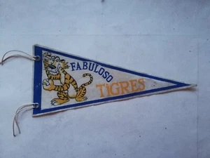 Vintage Mexican League Tigres de Mexico LMB Baseball Wimpel Flagge aus 60er RAR - Bild 1 von 3