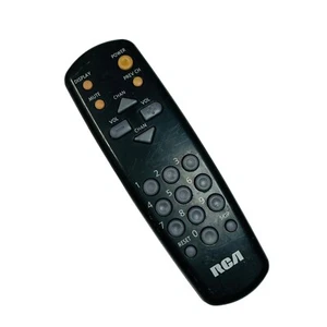 Control remoto de TV RCA CRK10F1 genuino negro completamente funcional - Imagen 1 de 2