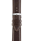 MORELLATO PANAMERA Italian textured calf leather dark brown watch Strap 20mm