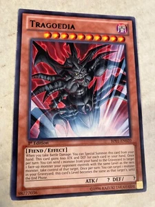 Tragoedia black letter 1st edition yu-gi-oh gaming cards cscan - Picture 1 of 1
