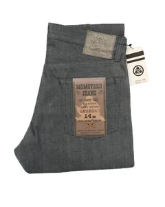 Momotaro $315 NWT 14oz Gray Selvedge Denim Jeans High Tapered 0405-70G 31 - Picture 1 of 9